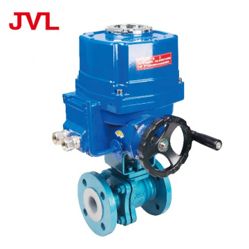 insulation Corrosion-resistant Electric fluorine lined ball valve